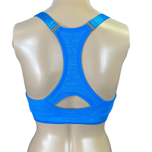 Kali and Win Womens Sports Bra Seamless Racerback Light Support Blue Med Large - Picture 3 of 11